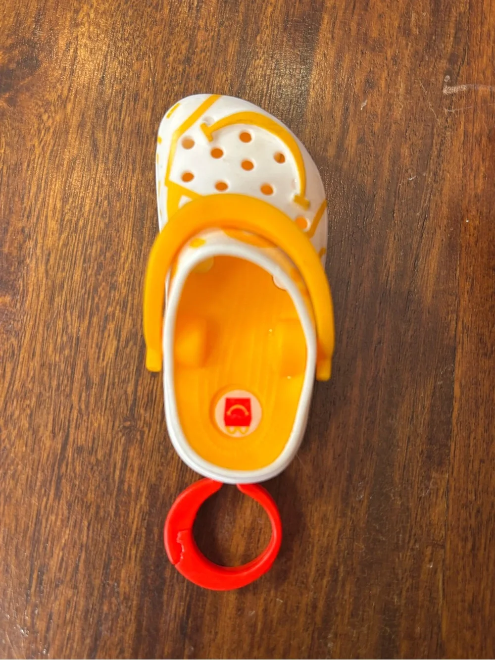 2024 Mcdonald's Crocs Toy # 8 Shoe Keychain Bag Clip No Box